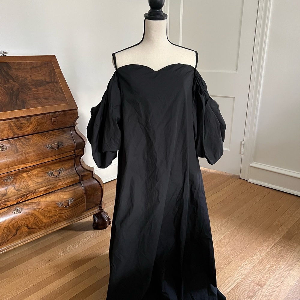Banana Republic Black Long Sleeve Dress